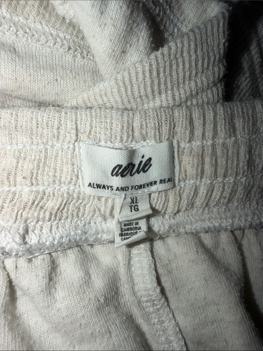 aerie Waffle Knit Lounge Shorts with Drawstring - Picture 5 of 5